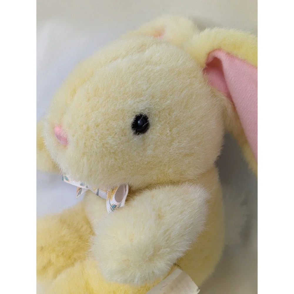 TL Toys Yellow Rabbit Plush Lop‎ Ears 7 Inch Stuffed Animal Toy